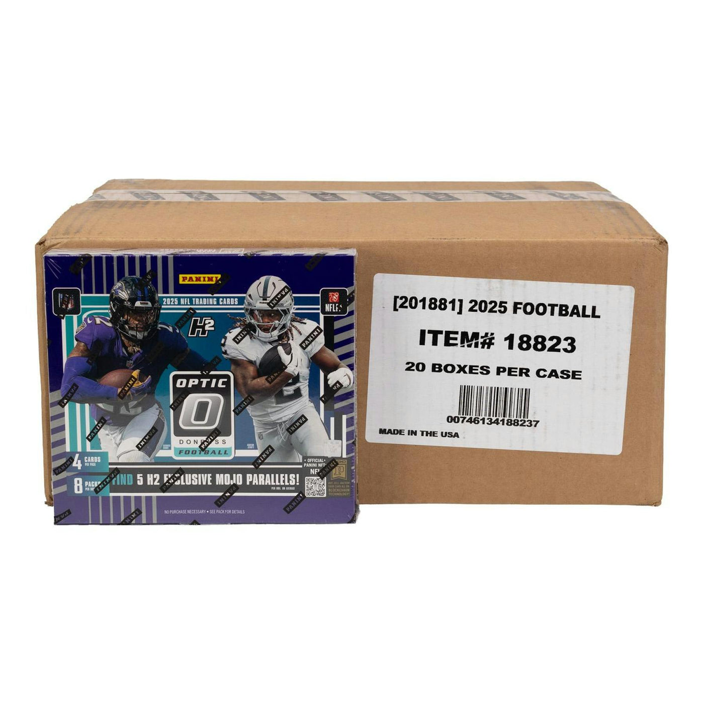 2025 Panini Donruss Optic Football H2 20-Box Case