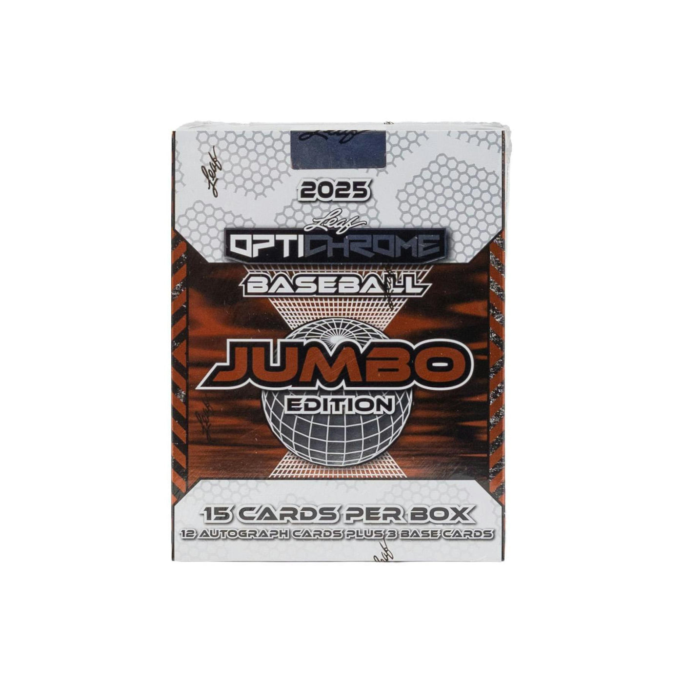 2025 Leaf Optichrome Baseball Hobby Jumbo 8-Box Case