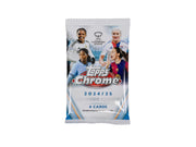 2024/25 Topps Chrome UEFA Women's Champions League Soccer Blaster Pack