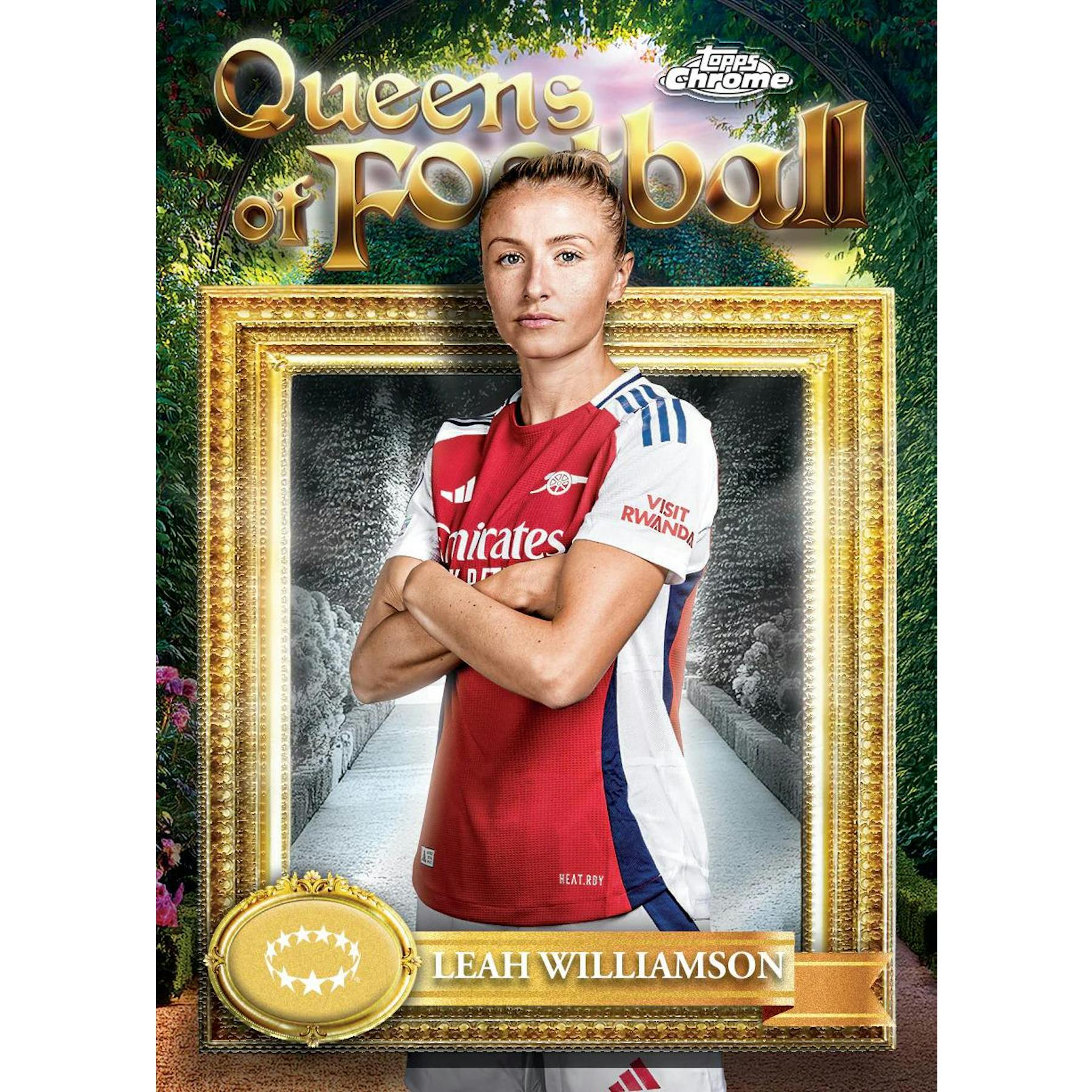 2024/25 Topps Chrome UEFA Women's Champions League Soccer Blaster Pack