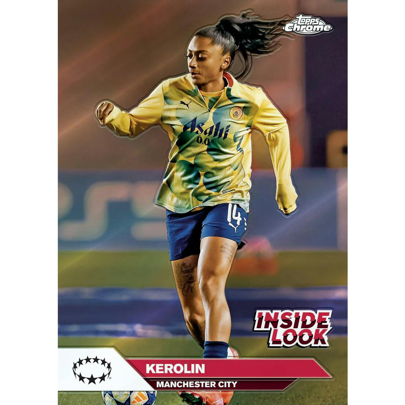 2024/25 Topps Chrome UEFA Women's Champions League Soccer Blaster 40-Box Case
