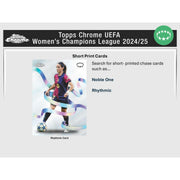2024/25 Topps Chrome UEFA Women's Champions League Soccer Blaster Pack