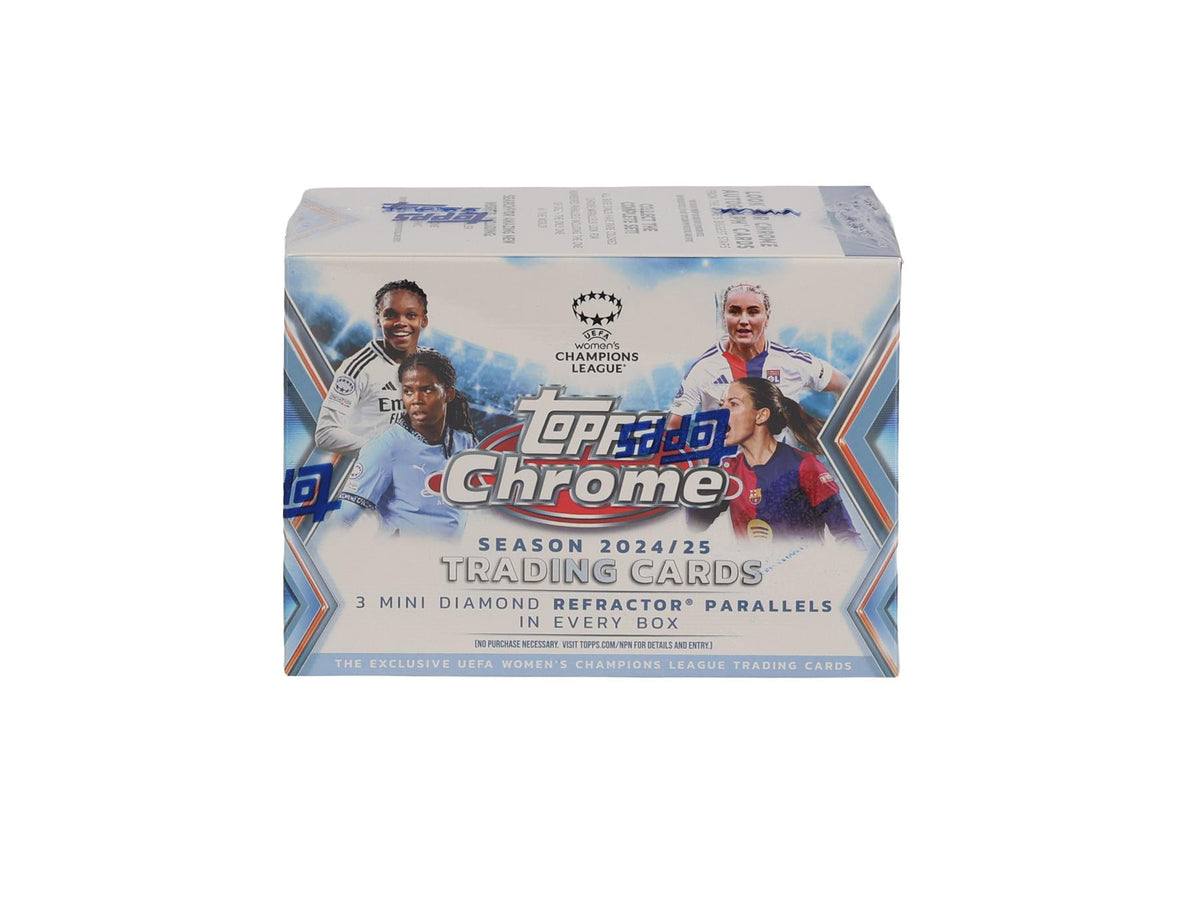 2024/25 Topps Chrome UEFA Women's Champions League Soccer Blaster Box
