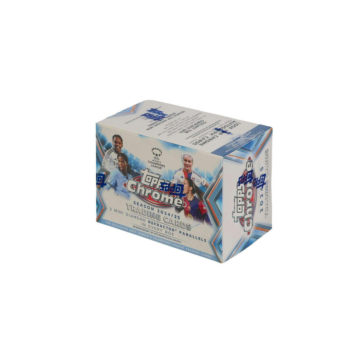 2024/25 Topps Chrome UEFA Women's Champions League Soccer Blaster 40-Box Case