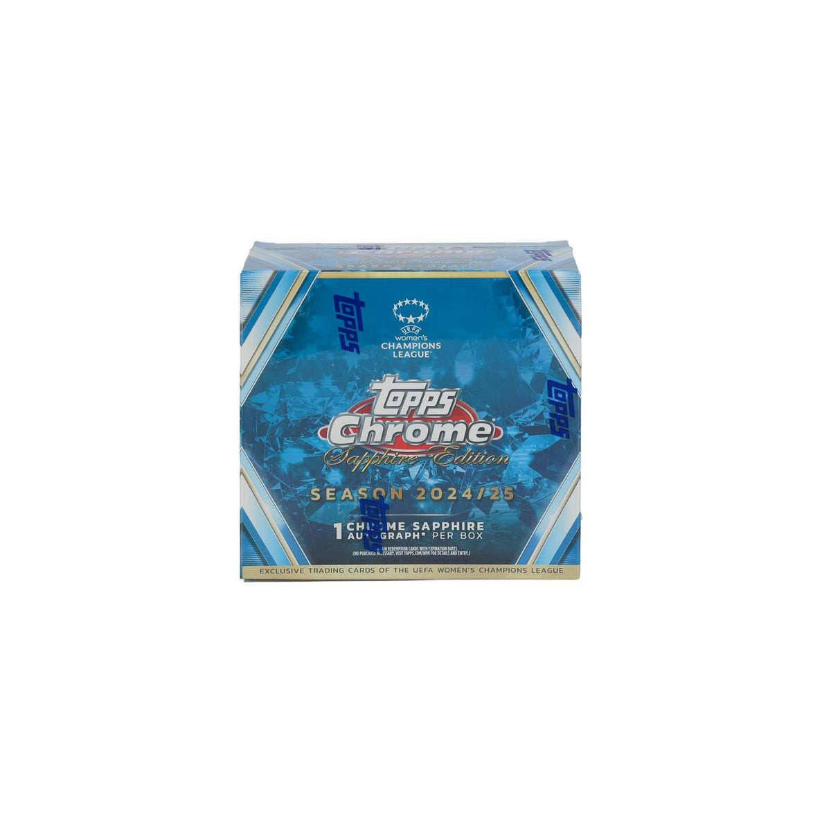 2024/25 Topps Chrome Sapphire UEFA Women's Champions League Soccer Hobby Box