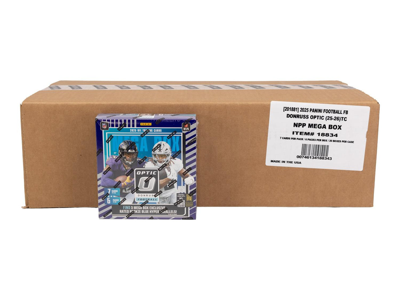 2025 Panini Donruss Optic Football Mega 20-Box Case (Blue Hyper Parallels!)