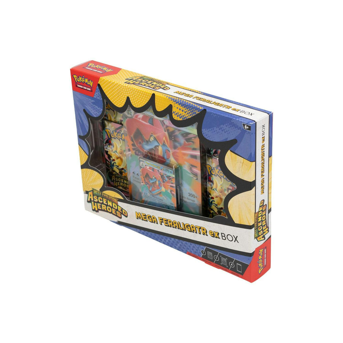Pokemon Mega Evolution: Ascended Heroes Mega Meganium/Emboar/Feraligatr ex Box