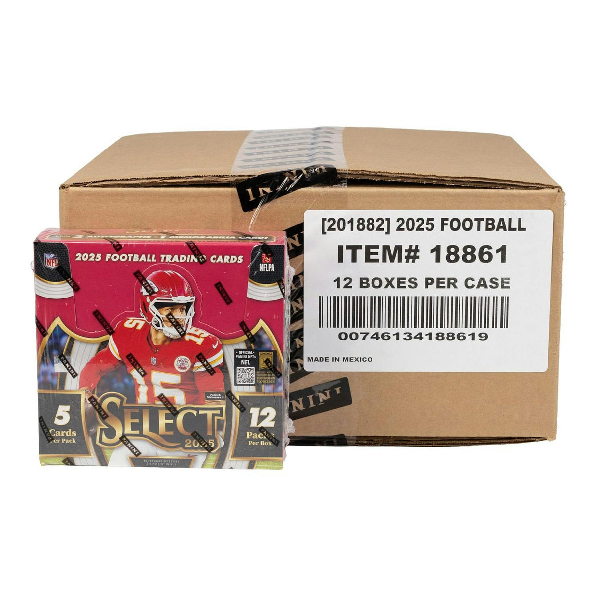 2025 Panini Select Football Hobby 12-Box Case