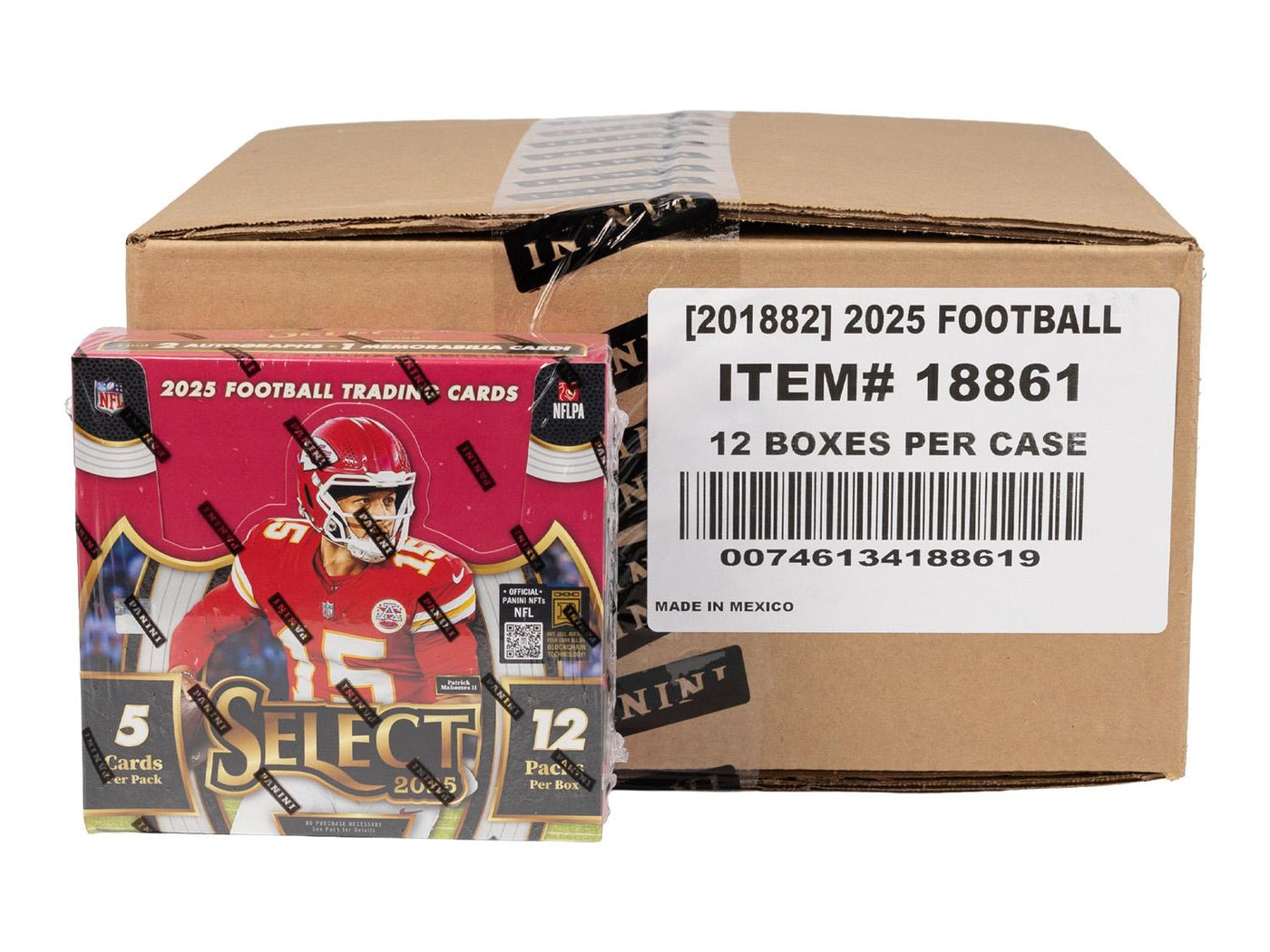 2025 Panini Select Football Hobby 12-Box Case