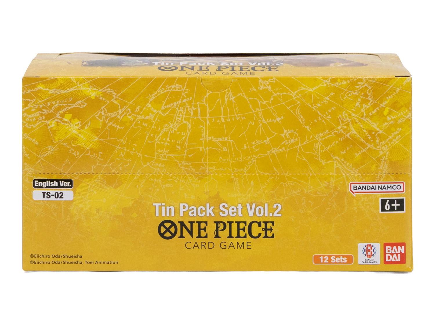 One Piece TCG: Volume 2 Tin Pack 12-Set Box