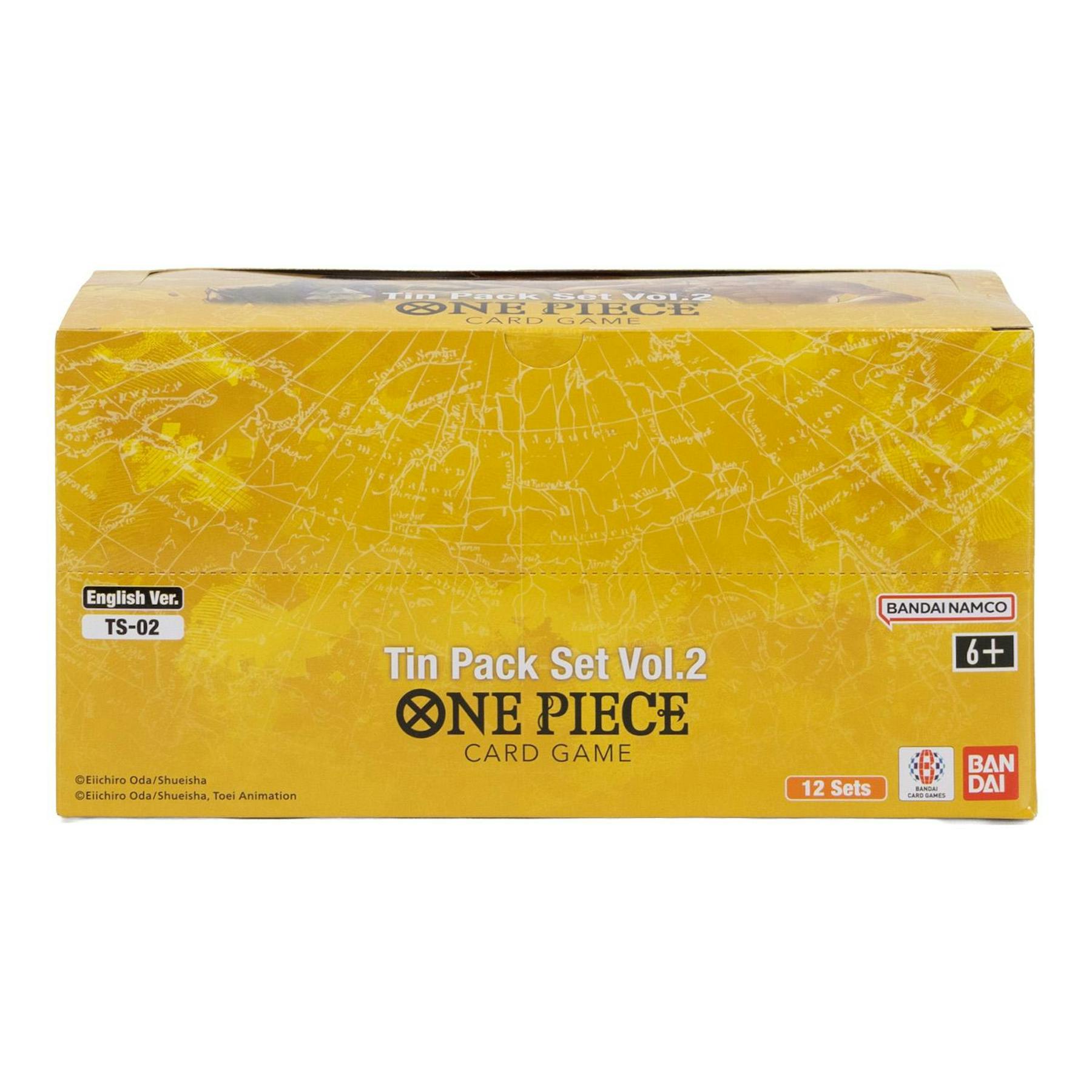 One Piece TCG: Volume 2 Tin Pack 12-Set Box