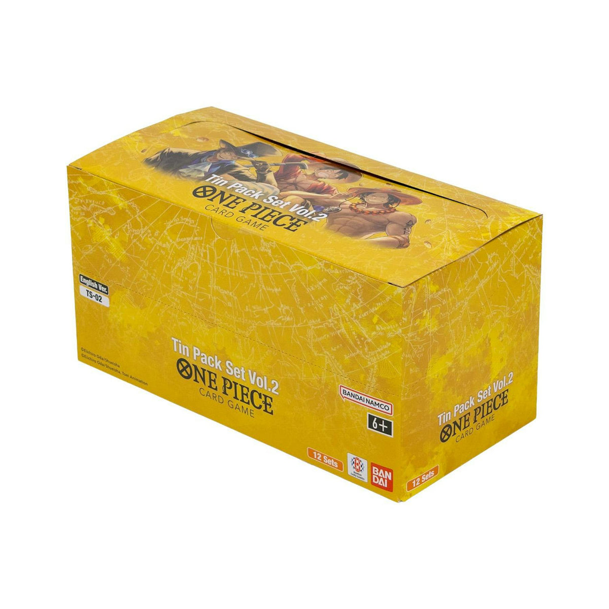 One Piece TCG: Volume 2 Tin Pack 12-Set Box