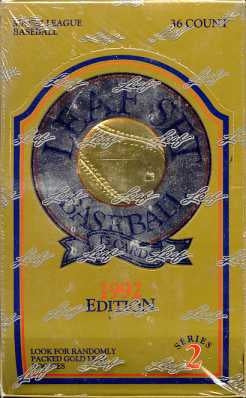 1992 Leaf Series 2 Baseball Wax Box