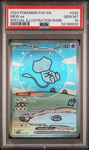 2024 Pokemon Paldean Fates Mew ex Special Illustration Rare #232 PSA 10