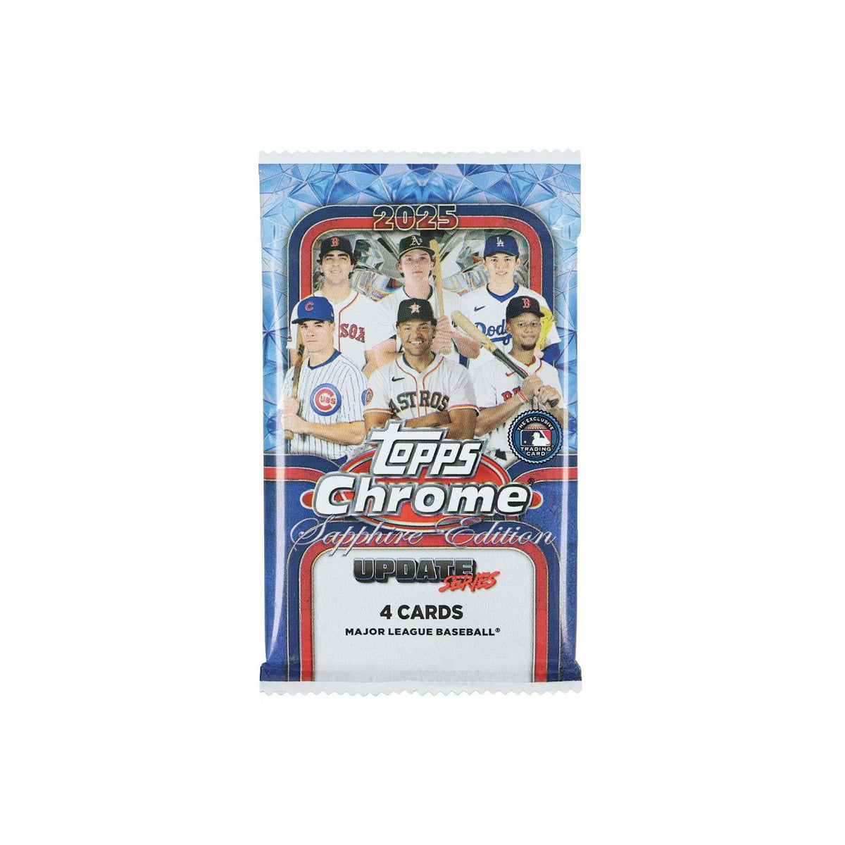2025 Topps Chrome Update Series Baseball Sapphire Edition Pack