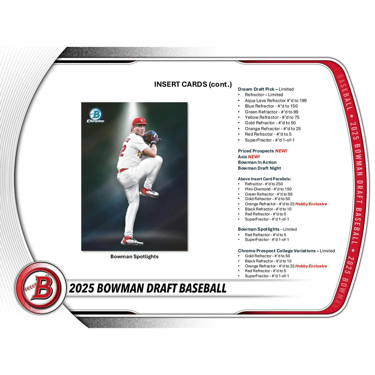 2025 Bowman Draft Baseball Hobby Jumbo 8-Box Case