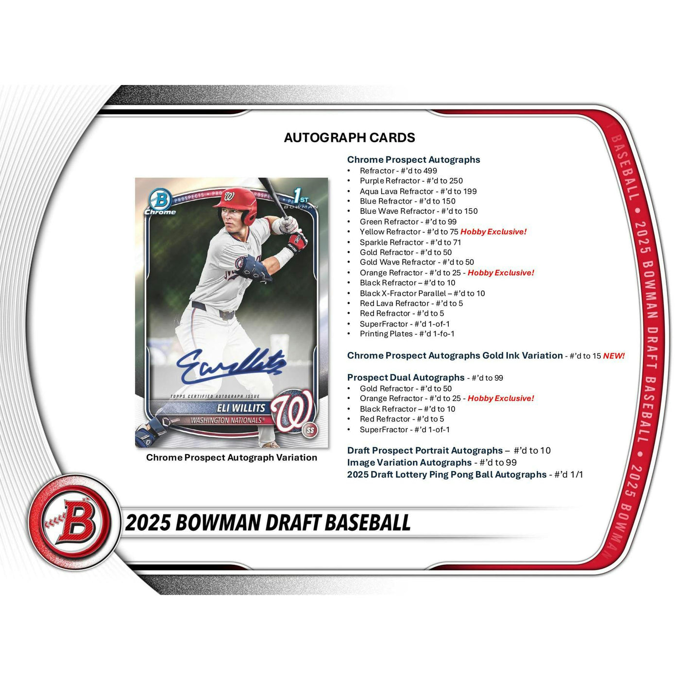 2025 Bowman Draft Baseball Hobby Jumbo Box