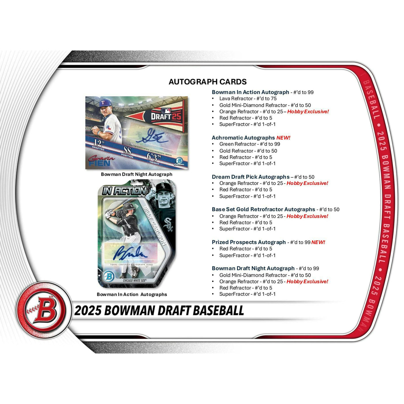 2025 Bowman Draft Baseball Hobby Jumbo 8-Box Case