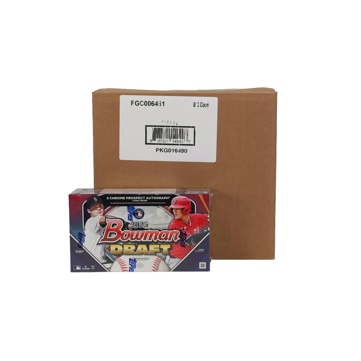 2025 Bowman Draft Baseball Hobby Jumbo 8-Box Case