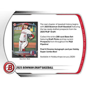 2025 Bowman Draft Baseball Super Jumbo Box