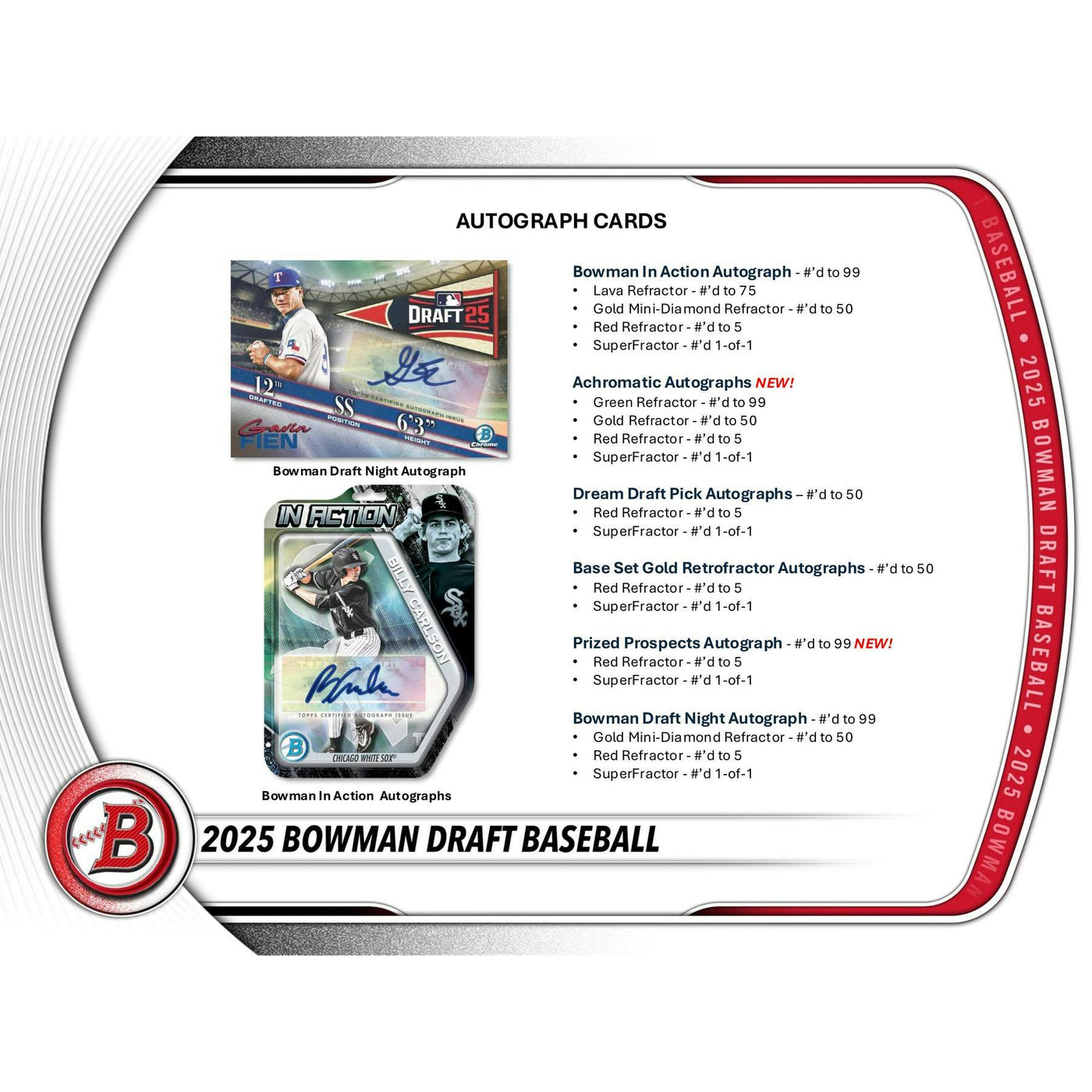 2025 Bowman Draft Baseball Super Jumbo Box