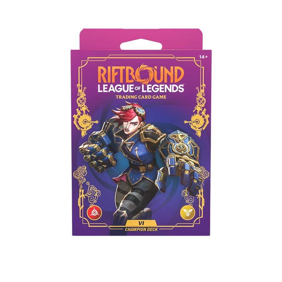 Riftbound League of Legends Unleashed Champion Vi Deck