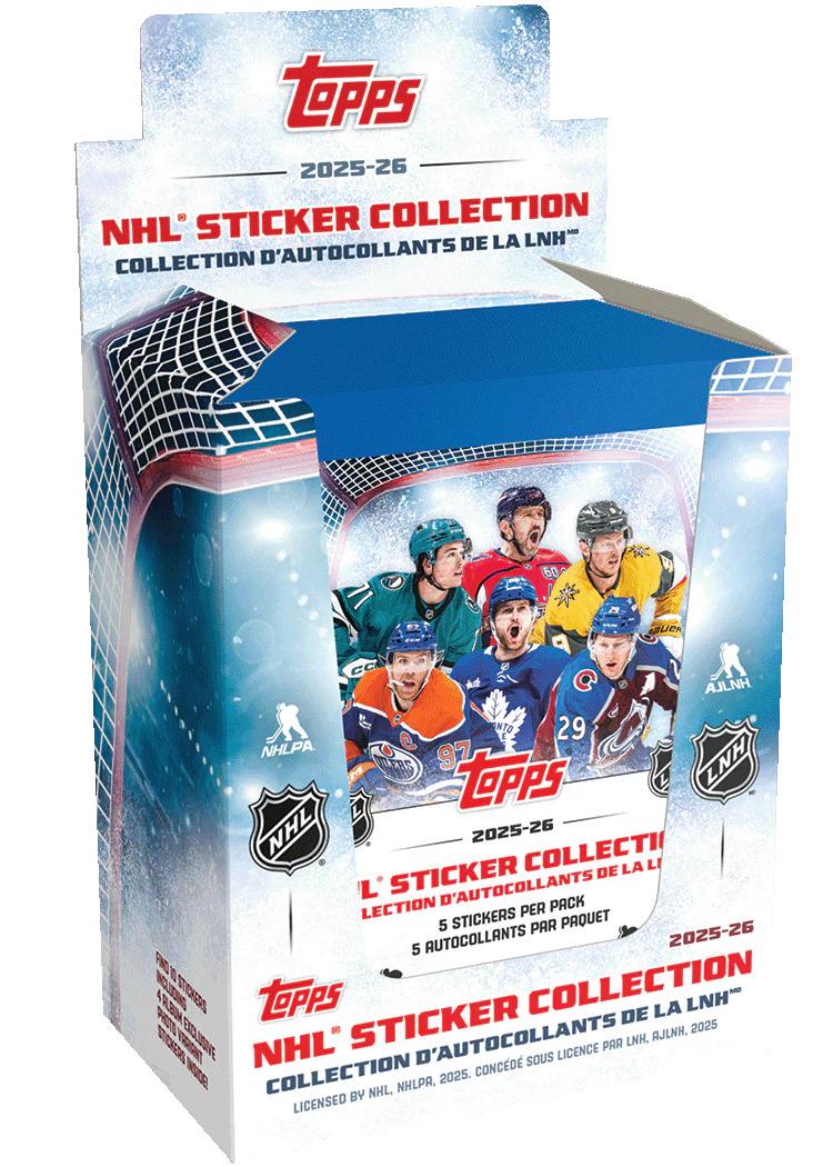 2025/26 Topps NHL Hockey Sticker Collection Pack