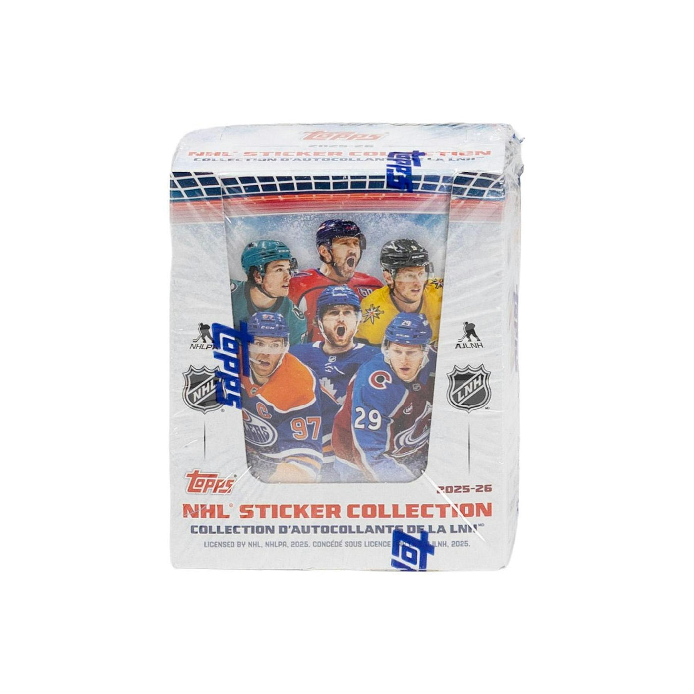 2025/26 Topps NHL Hockey Sticker Collection 50-Pack 16-Box Case