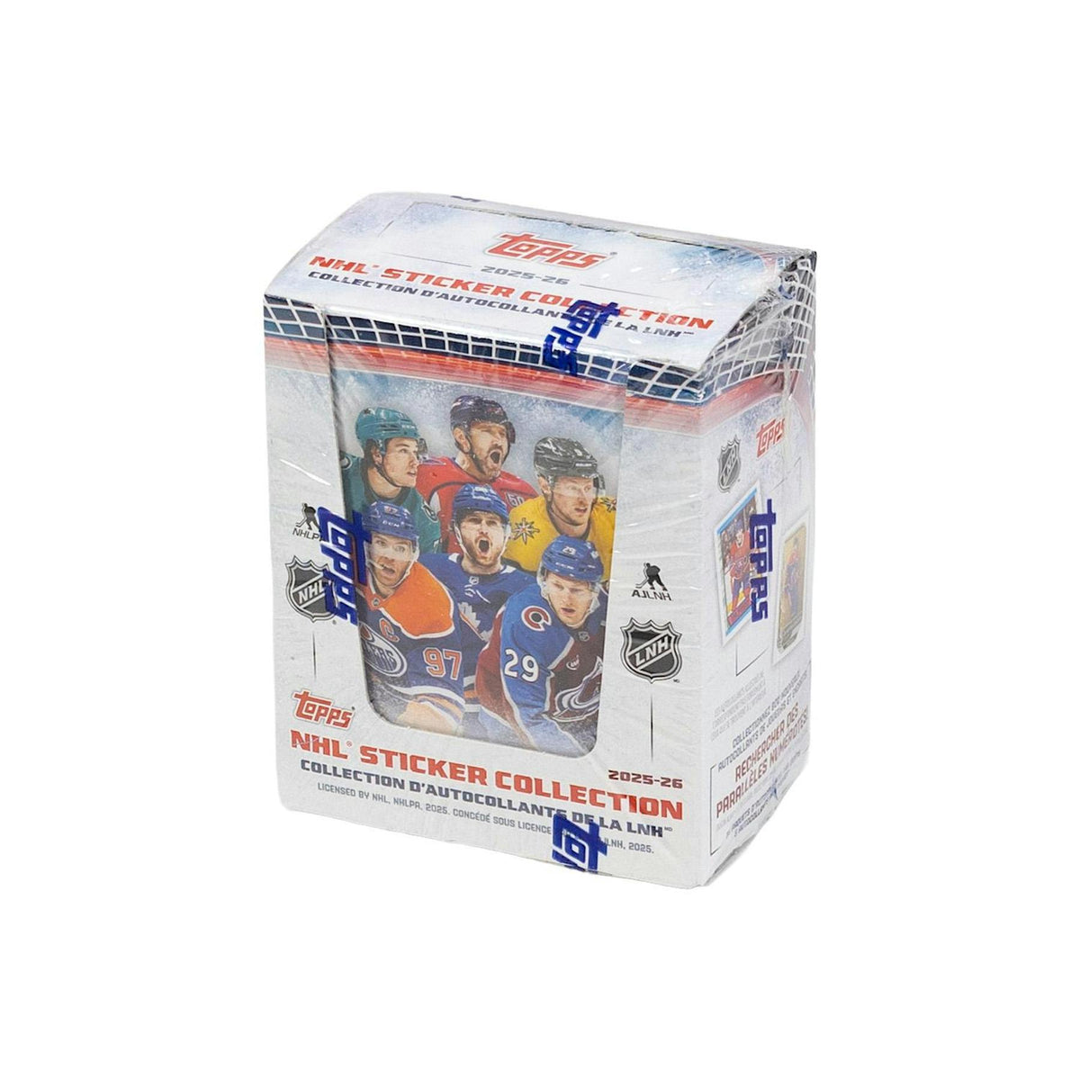 2025/26 Topps NHL Hockey Sticker Collection 50-Pack Box