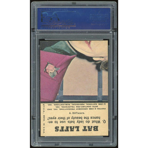 1966 Topps Batman Color Puzzle Back #47 Penguin, Joker, Bruce Wayne PSA 7 *4636 (Reed Buy)