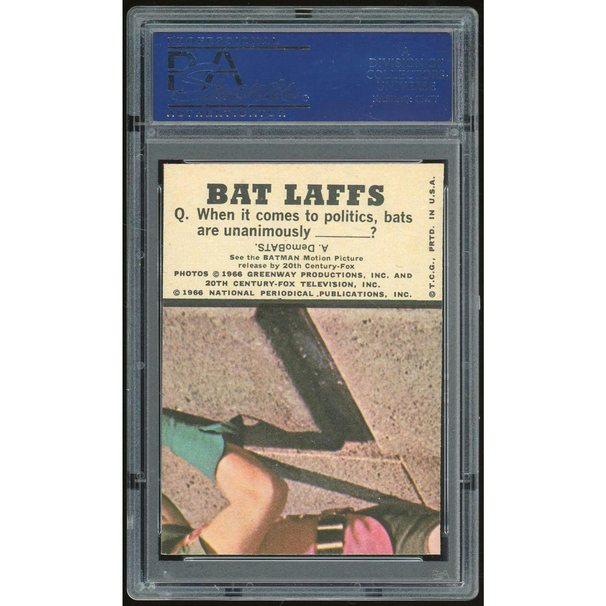 1966 Topps Batman Color Puzzle Back #48 Joker, Riddler, Penguin PSA 7 *4637 (Reed Buy)