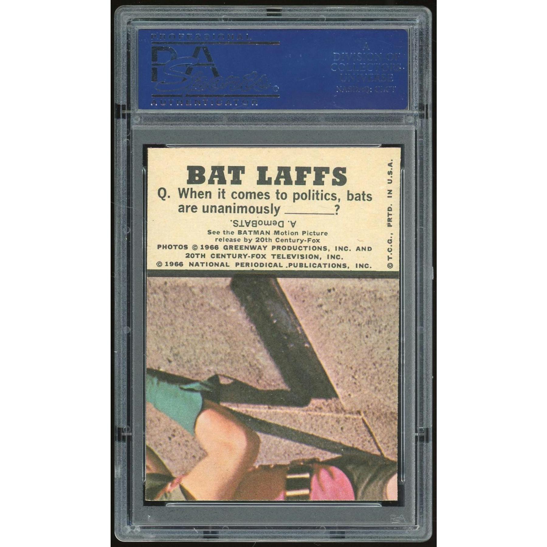 1966 Topps Batman Color Puzzle Back #48 Joker, Riddler, Penguin PSA 7 *4637 (Reed Buy)
