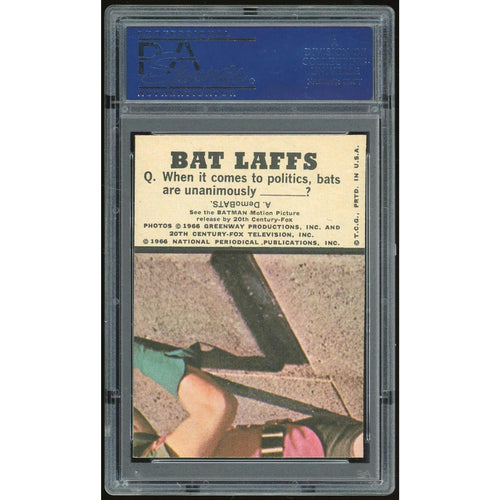 1966 Topps Batman Color Puzzle Back #48 Joker, Riddler, Penguin PSA 7 *4637 (Reed Buy)