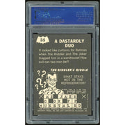 1966 Topps Batman Riddler Back #35 A Dastardly Duo PSA 7 *2513 (Reed Buy)