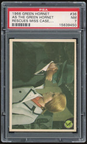 1966 Donruss Green Hornet #36 As the Green Hornet PSA 7 *9450 (Reed Buy)