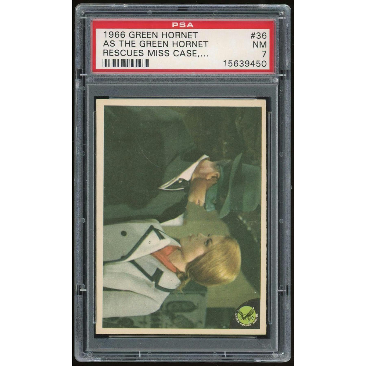 1966 Donruss Green Hornet #36 As the Green Hornet PSA 7 *9450 (Reed Buy)