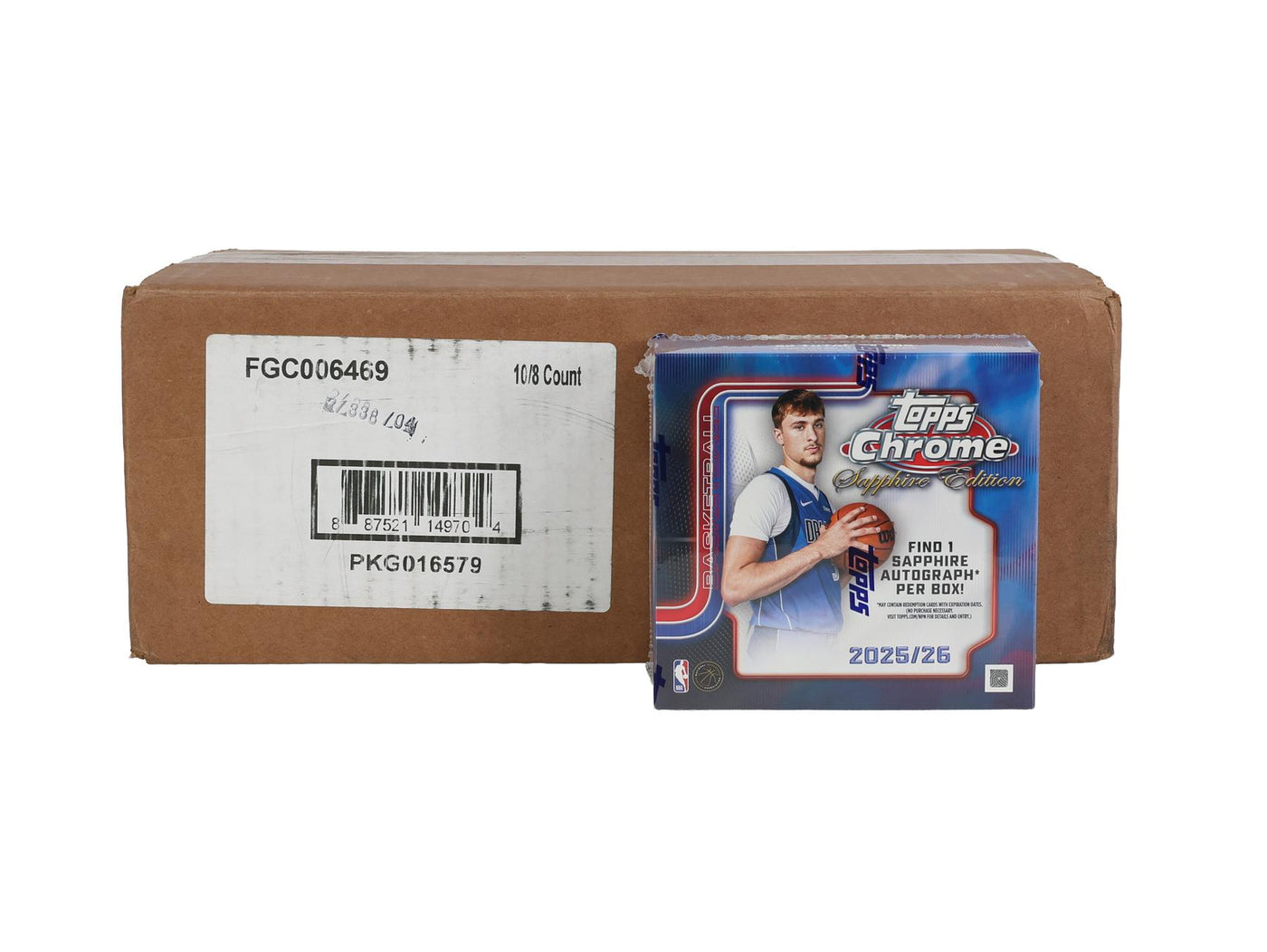 2025/26 Topps Chrome Sapphire Edition Basketball 10-Box Case