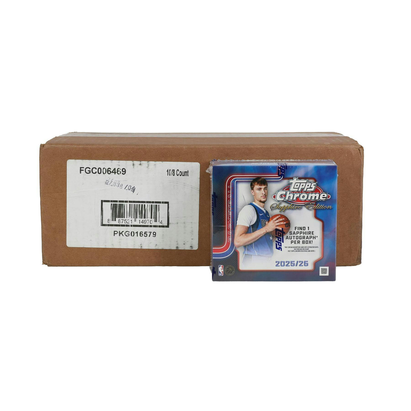 2025/26 Topps Chrome Sapphire Edition Basketball 10-Box Case