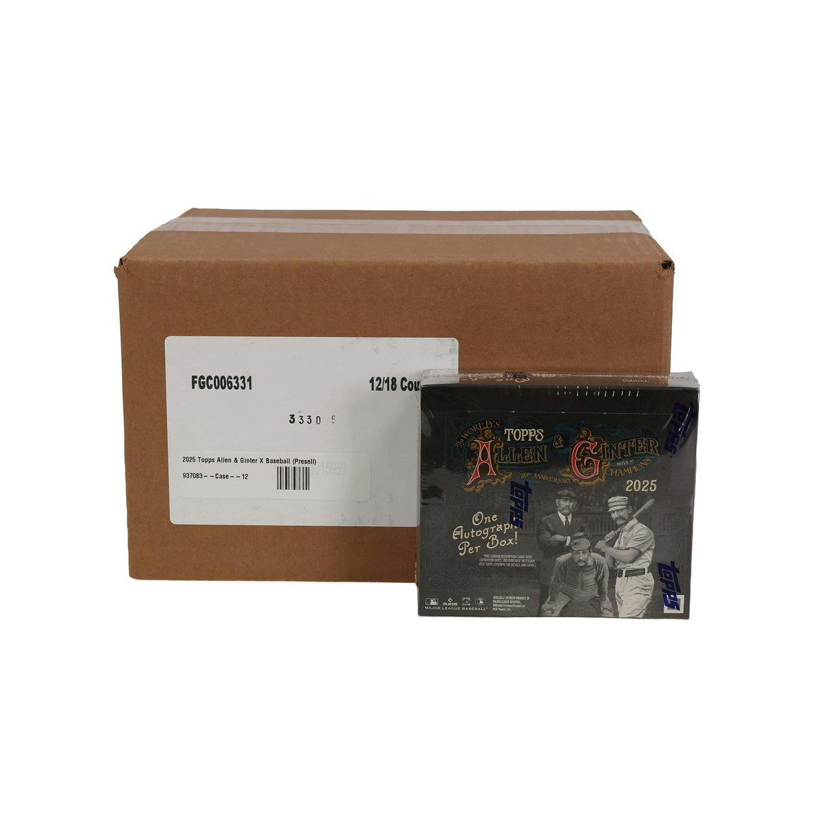 2025 Topps Allen & Ginter X Baseball 12-Box Case