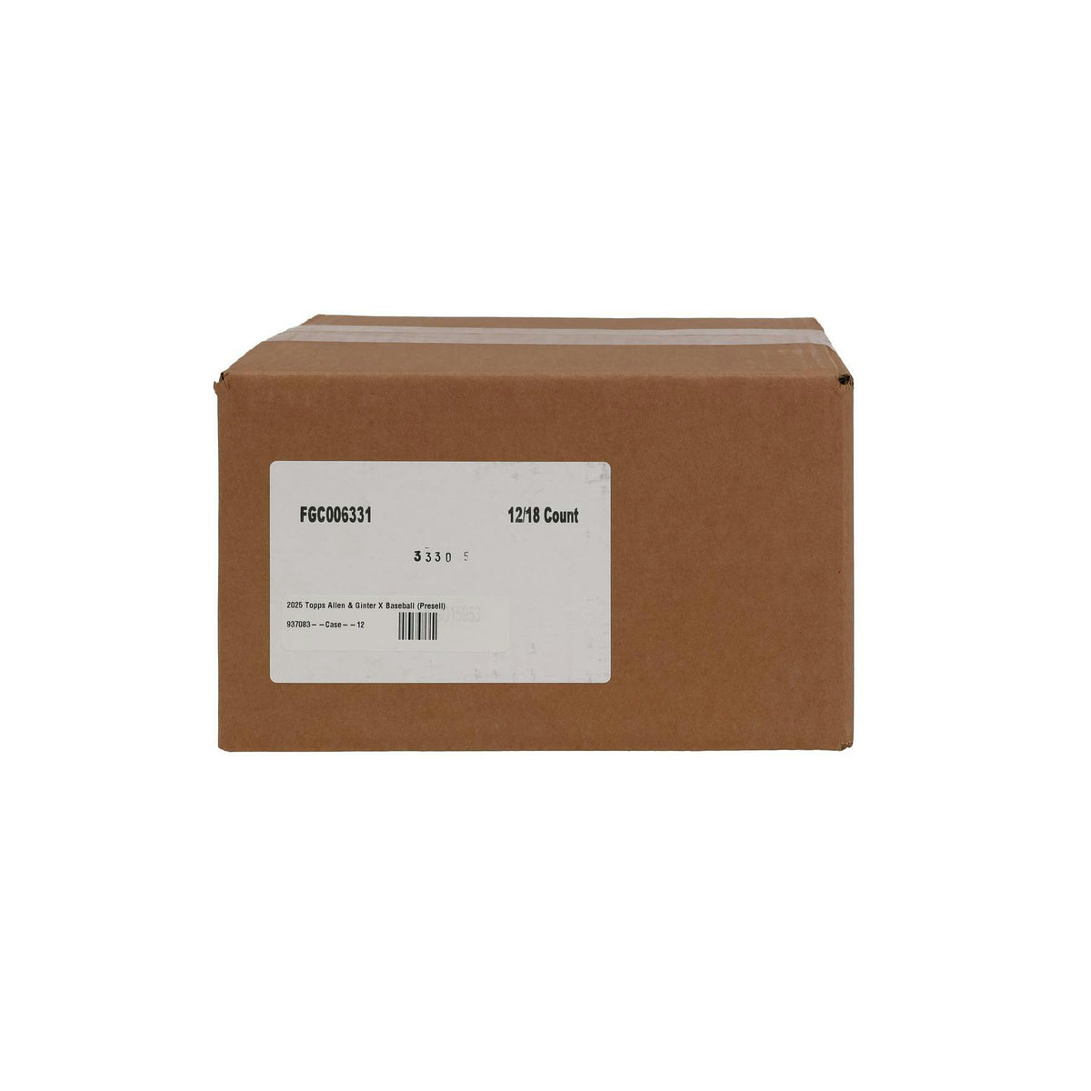 2025 Topps Allen & Ginter X Baseball 12-Box Case