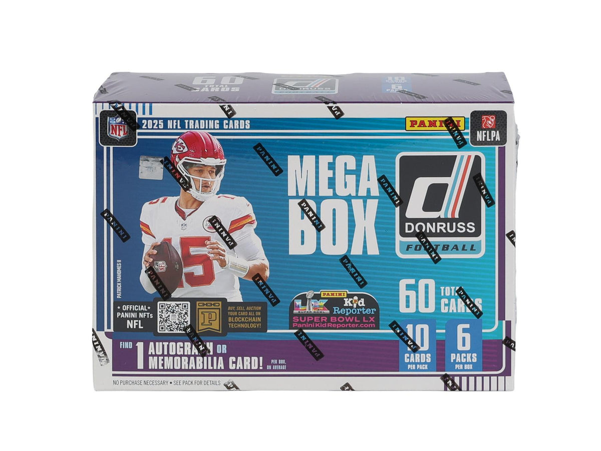 2025 Panini Donruss Football Mega Box (Blue Scope Parallels!)