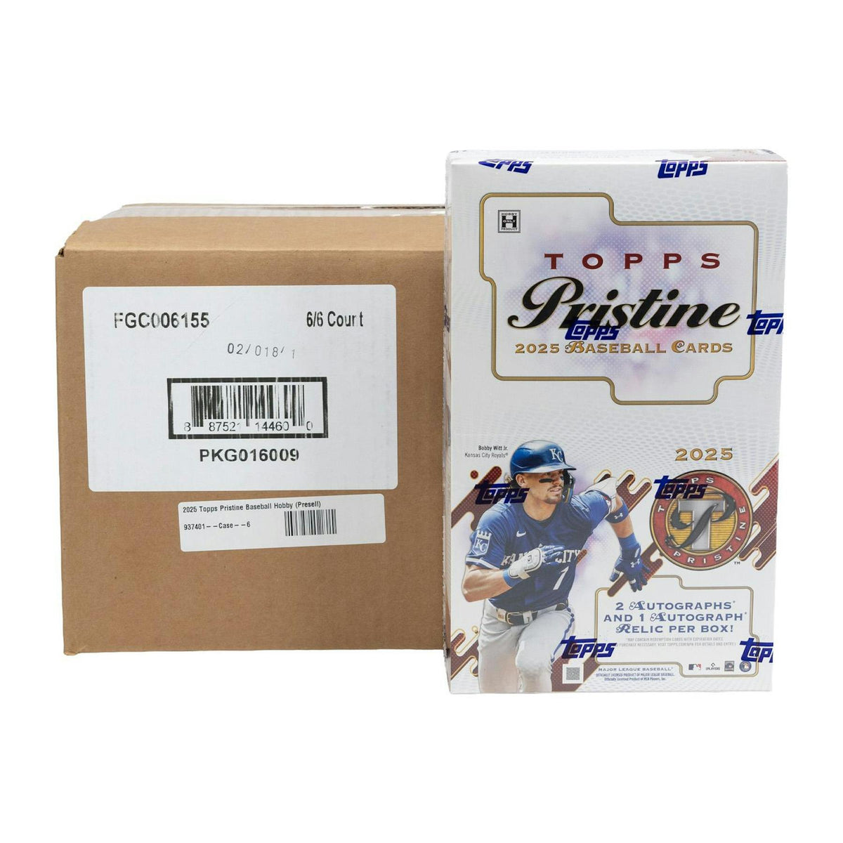 2025 Topps Pristine Baseball Hobby 6-Box Case