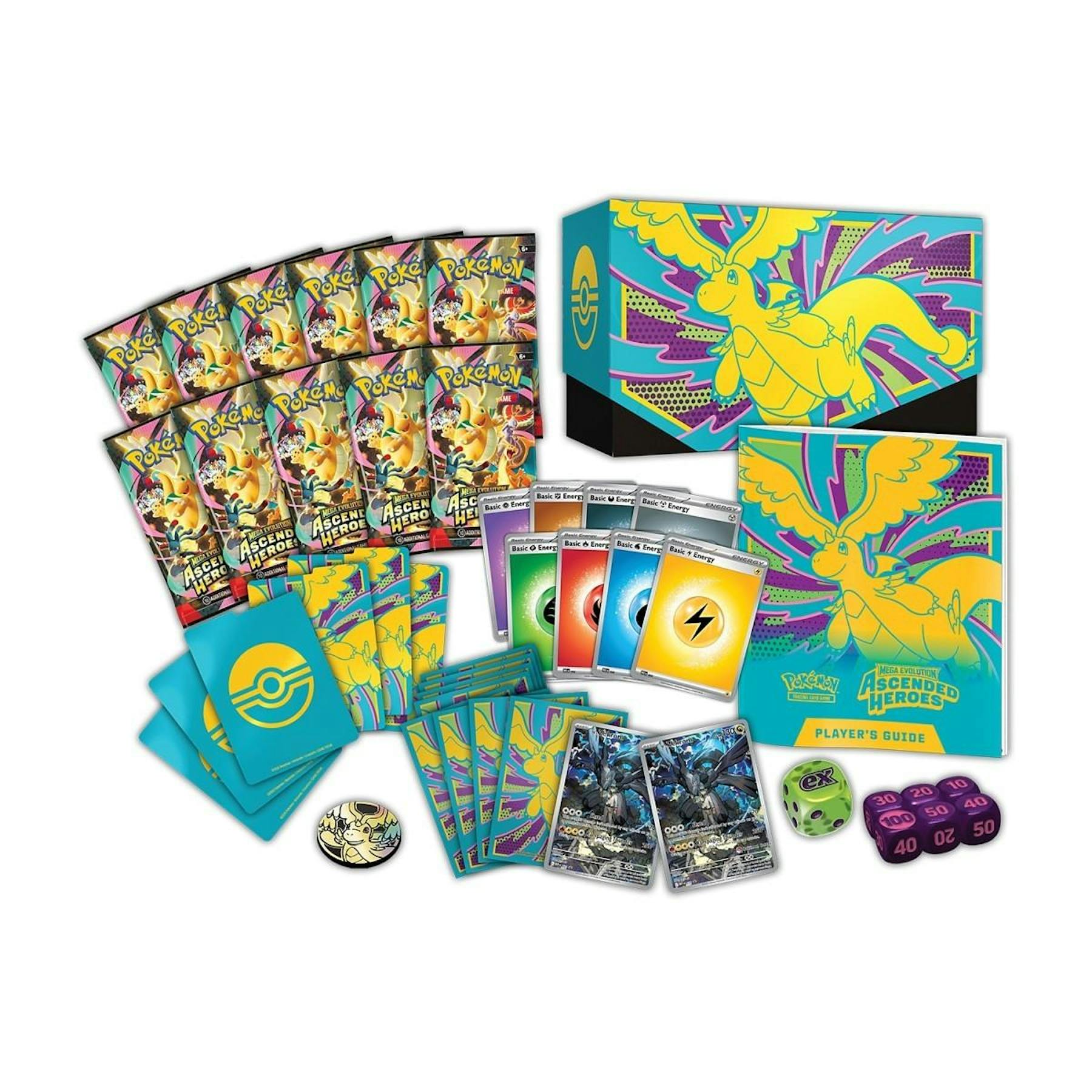 Pokemon Mega Evolution: Ascended Heroes Pokemon Center Exclusive Elite Trainer Box