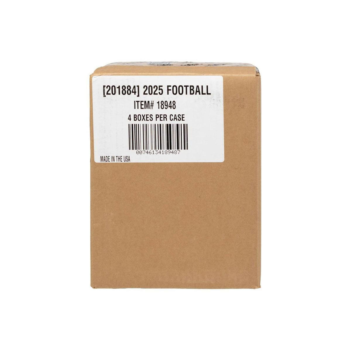 2025 Panini National Treasures Football Hobby 4-Box Case