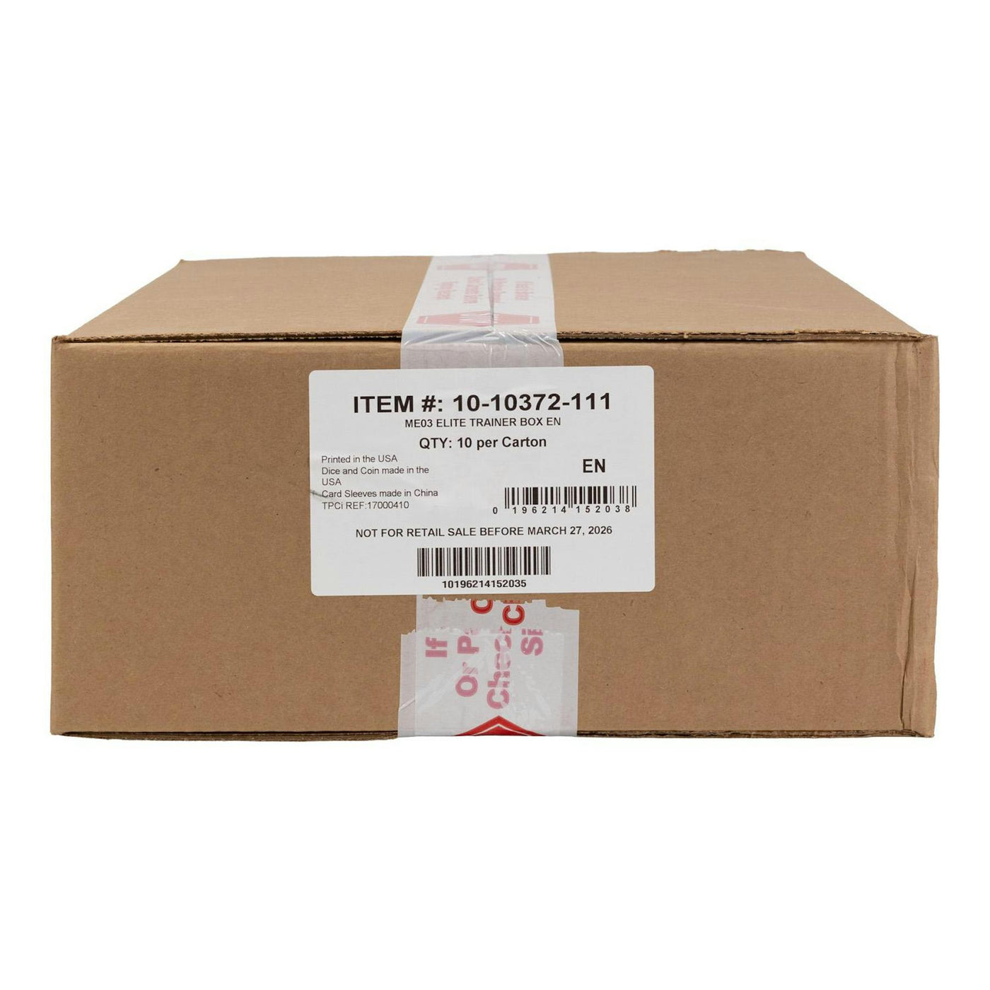Pokemon Mega Evolution: Perfect Order Elite Trainer 10-Box Case