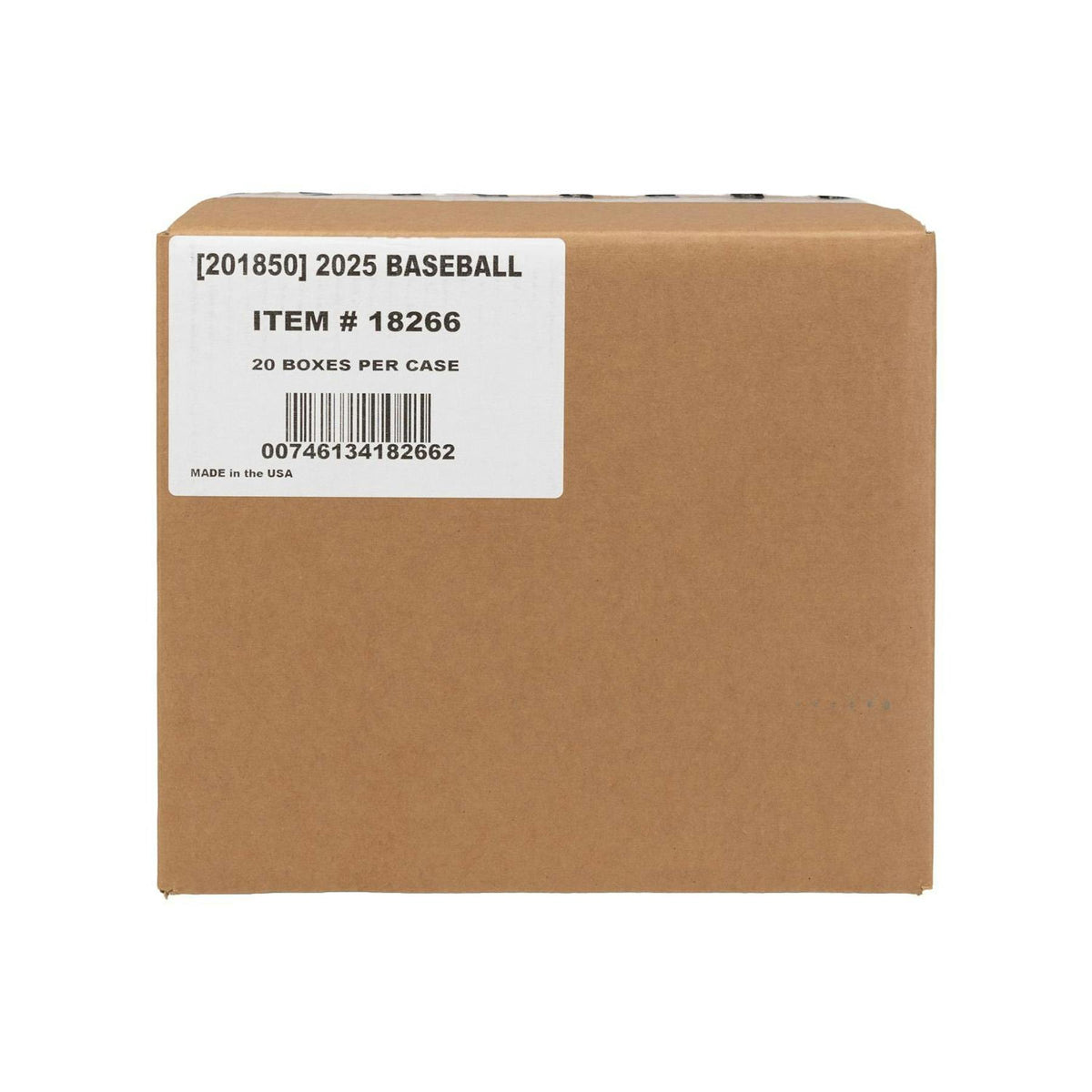 2025 Panini Prospect Edition Baseball Hobby 20-Box Case