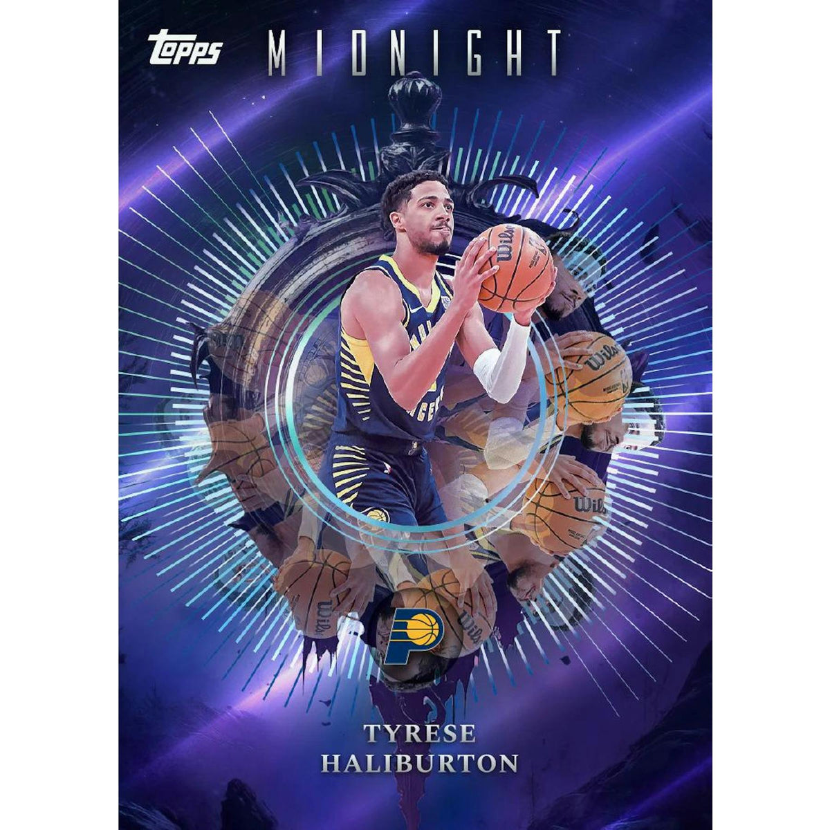 2025/26 Topps Midnight Basketball Hobby 8-Box Case
