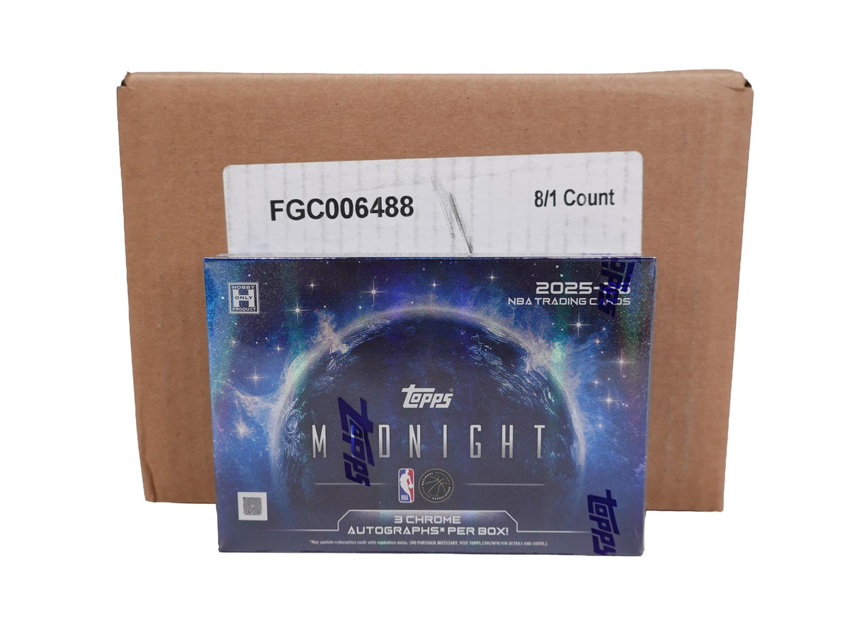 2025/26 Topps Midnight Basketball Hobby 8-Box Case