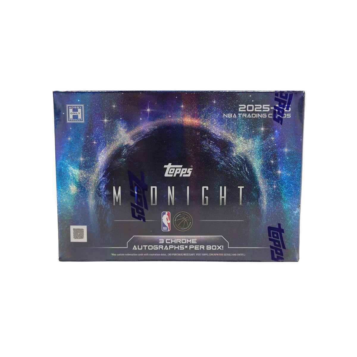 2025/26 Topps Midnight Basketball Hobby 8-Box Case