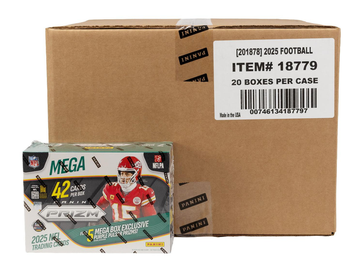 2025 Panini Prizm Football Mega Hobby 20-Box Case